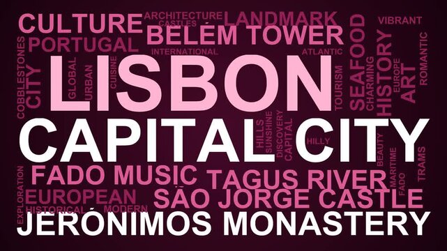 Lisbon Word Cloud