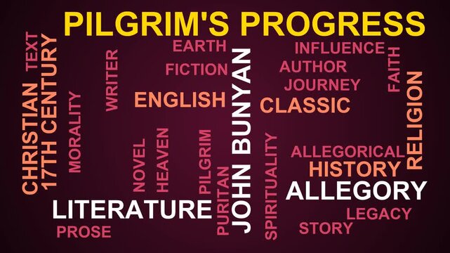 Pilgrim'S Progress Word Cloud