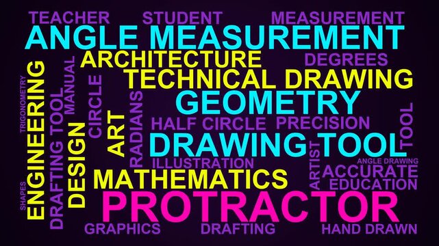 Protractor Word Cloud