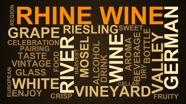 Rhine Wine Word Cloud
