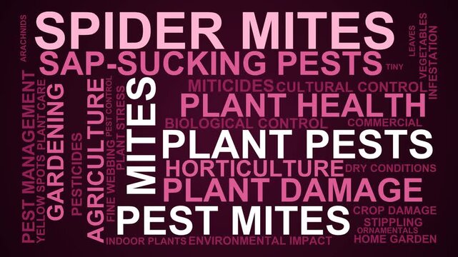 Spider Mites Word Cloud