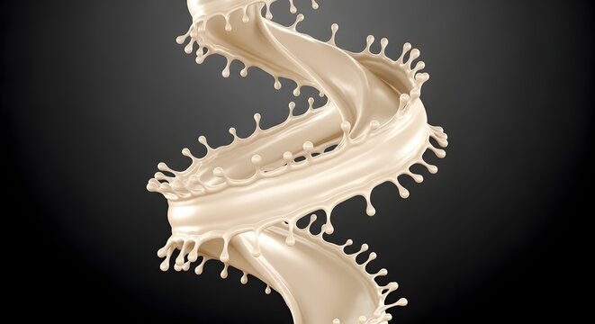 Beige Liquid Splashing in a Spiral Shape
Cream Liquid Swirl Splash on Dark Background
Dynamic Cream Spiral Splash Mid-Air
Abstract Liquid Twist with Droplets
Off-White Liquid S-Shape Splash
Motion Spl