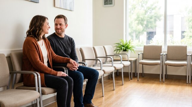 Holding Hands at the Doctor's Office