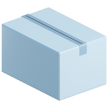 Blue Paper Box