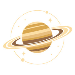 saturn planet minimalist space exploration  © Jaffar