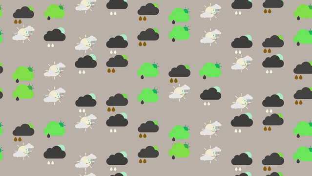 Weather Icons Pattern