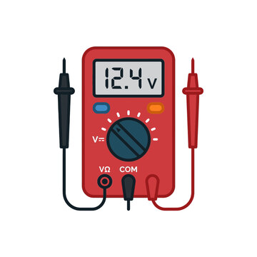 Digital Multimeter Tool Icon Vector Illustration