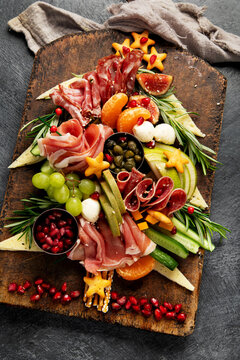 Party food for New Year and Christmas.