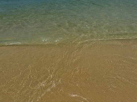 waves on the beach