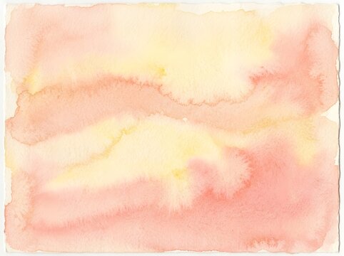 Soft watercolor abstract blend of pink and beige tones