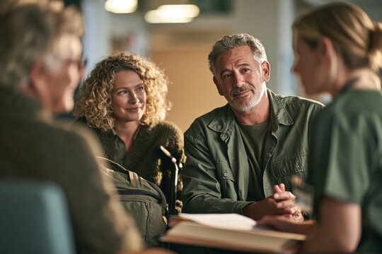 Discharge Coordinator Planning an Older Patient Return Home