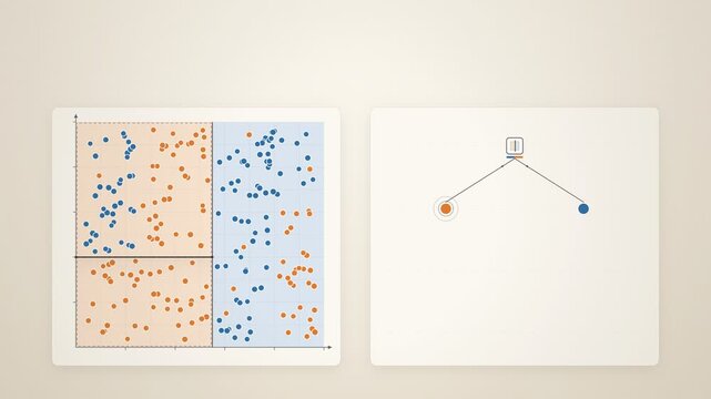 Decision Tree Feature Space Split Data Science Animation