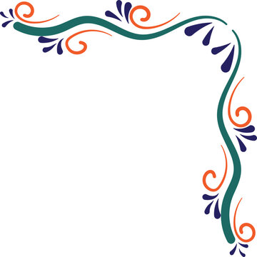 Colorful Patterned Diwali Corner
