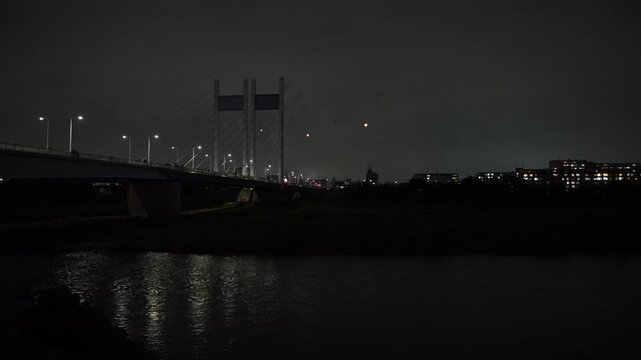 是政橋からのぞむ東京競馬場花火2026
