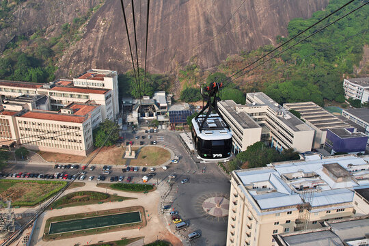 Rio de Janeiro, Brazil - 08 May 2016: Sugarloaf mountain in Rio de Janeiro, Brazil