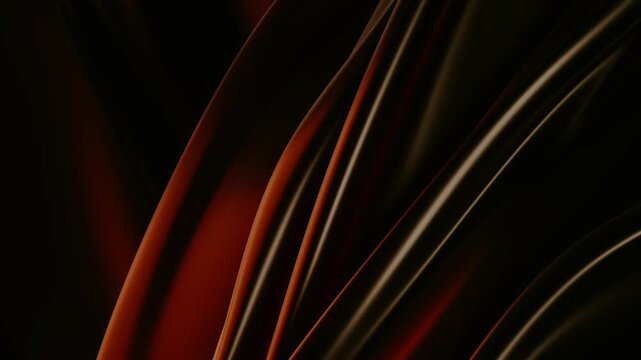 3D gold abstract background video