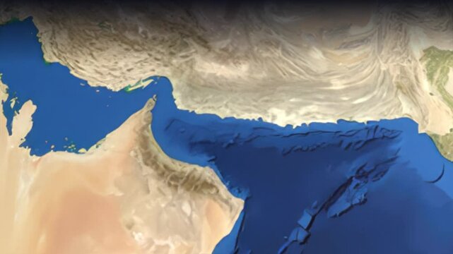 Animated Flight Path Map from Doha Qatar to Madrid Spain