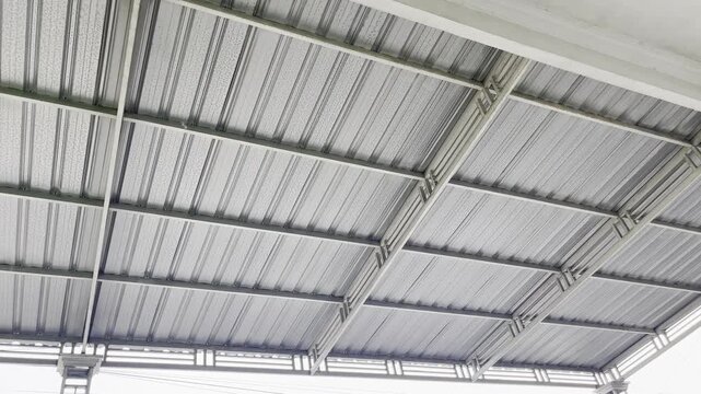 Galvalume zinc roofing sheets texture industrial background