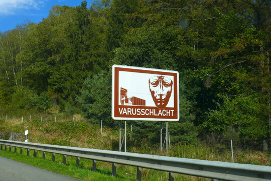 Touristischer Hinweis Varusschlacht