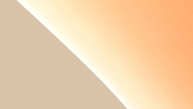 Abstract smooth gradient background with curved orange