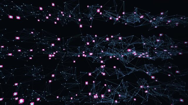 Evolving neural network data lattice background with copy space