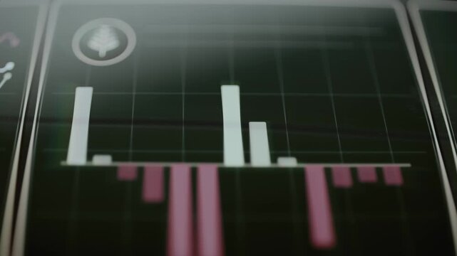 Diverging bar chart compares positive and negative signals