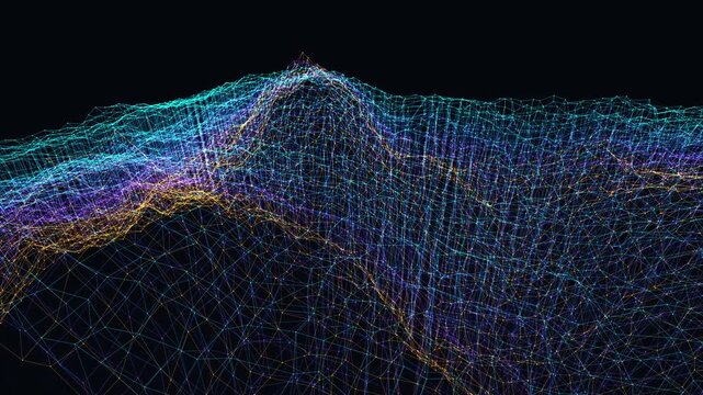 Stratified data lattice mapping topographical neural network