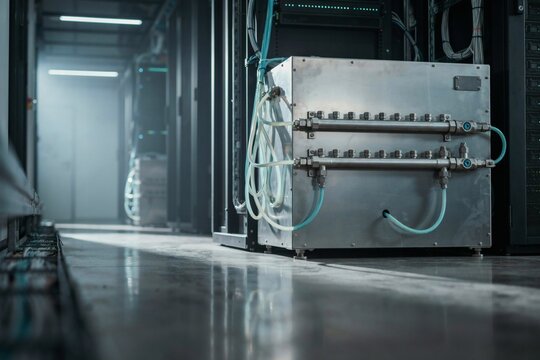 Liquid cooling distribution unit with manifold pipework