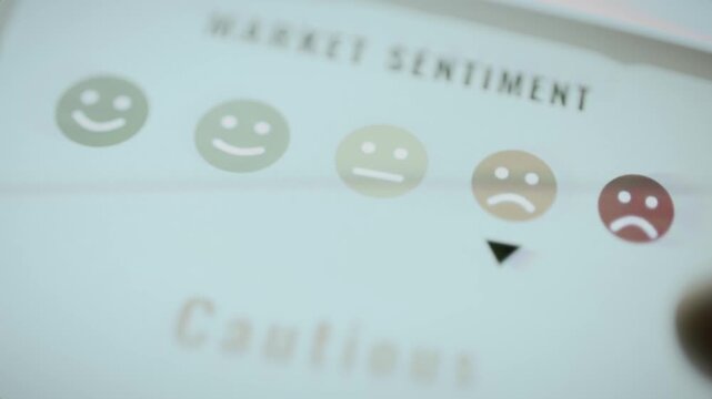Market sentiment selector points toward cautious expression
