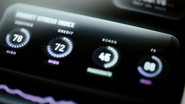 Credit 72 high and bonds 45 moderate gauges
