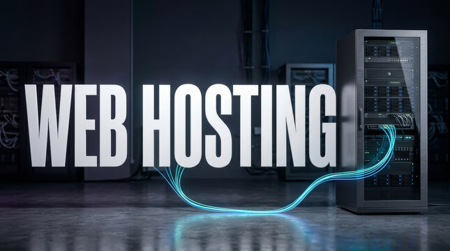 Web Hosting Server Technology Cloud Infrastructure and Internet Services