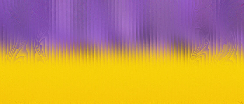 Abstract Vibrant Purple and Bright Yellow Pixel Sorting Glitch Background Texture