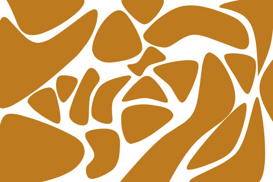Abstract vector shapes. A collection of hand-drawn  random-shaped blobs. Abstract vector for backgrounds