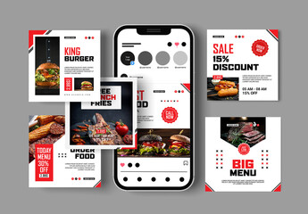 Food Social Media Template for Restaurant