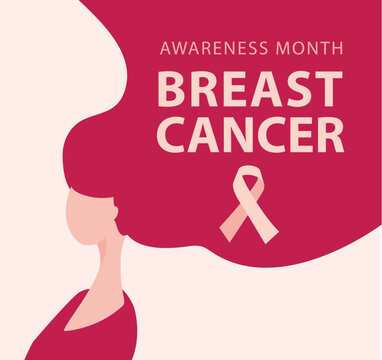 Breast cancer awareness and prevention month banner