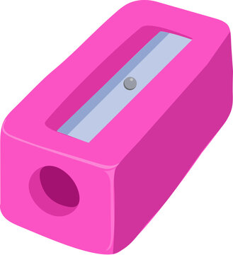 pink pencil sharpener
