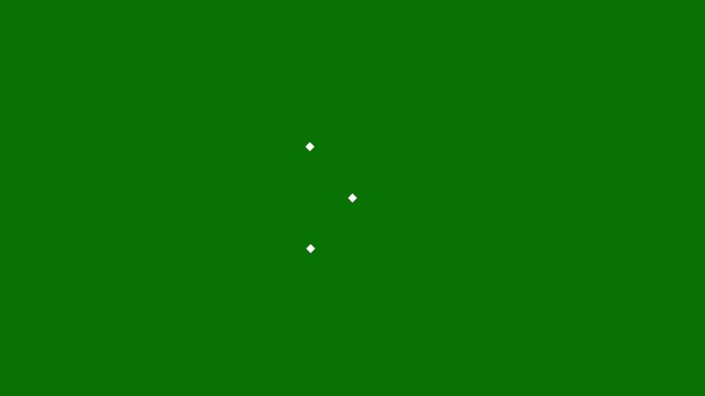 Beautiful twinkle star lights with dreamy sparkle effect on a green background. Flat vector blinking shining light twinkling effect glowing on transparent black screen background,4K.