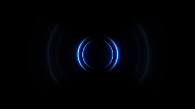 seamless 3d wireless signal waves and horizontal ripple pattern, modern technology background animation, abstract futuristic radio wave signal animation with glowing spiral lines and radar tunnel 