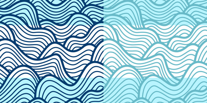 abstract Ocean Waves background. wave ocean pattern. sea ripple seamless pattern. sea and ocean ripple water background.