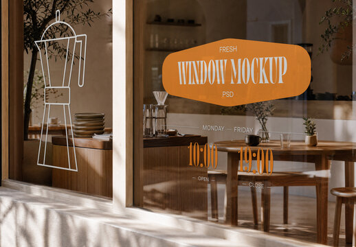 Cafe Storefront Mockup
