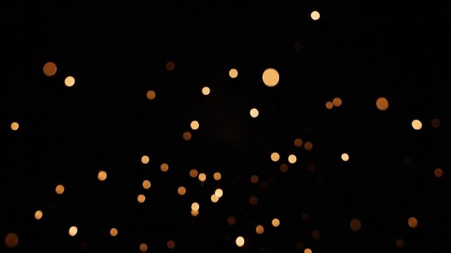 Glowing cosmic particles in deep space with starry background