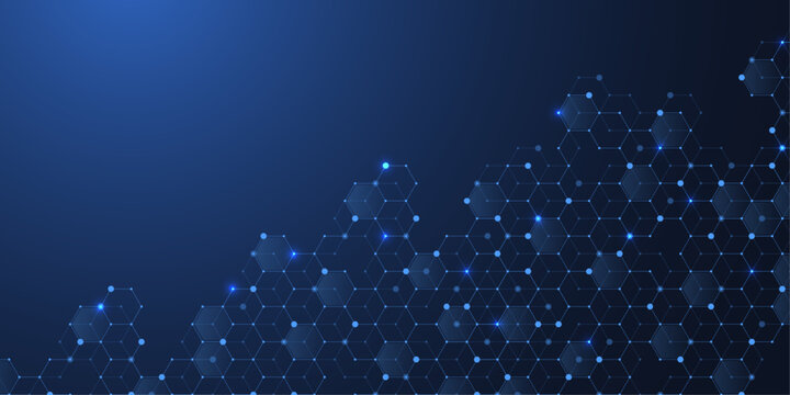 Abstract digital blockchain cube blocks concept. 3D big data cubes quantum computer technology idea. Artificial intelligence data core cubes design element