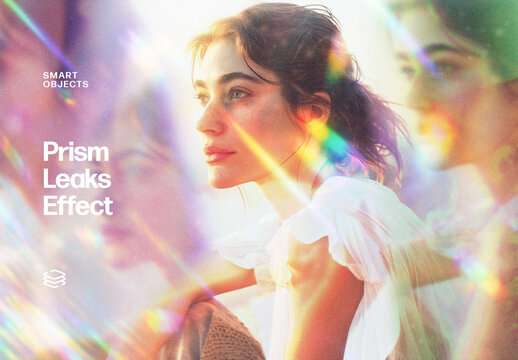 Prism Leaks Effect For Poster And Social Media Design