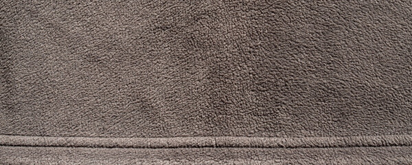 Brown fleece fabric texture background © agrus