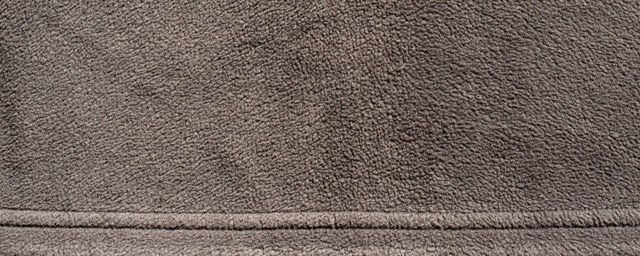 Brown fleece fabric texture background