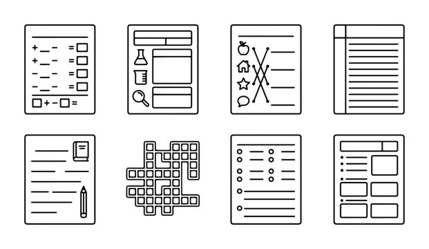 Vector Templates: Checklists, Forms, Surveys, Reports, Documents & Layouts