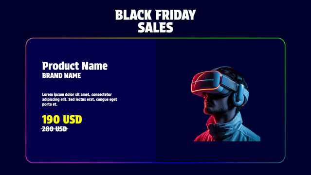 Black Friday Product Promo Template