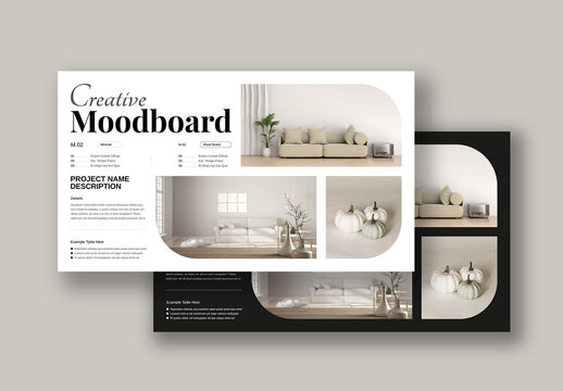 Creative Mood Board Template