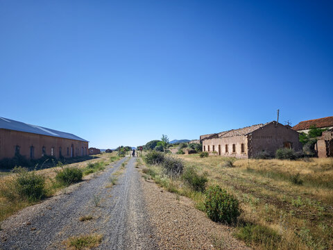 Former Ojos Negros Mining Railway Station Ruins, Cycling Greenway