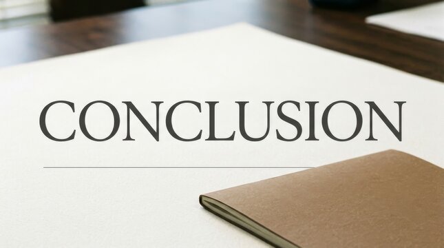 Business Conclusion Decision Making Strategy Analysis and Final Results